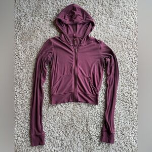 SKIMS Soft Lounge Ribbed Full Zip Sweatshirt